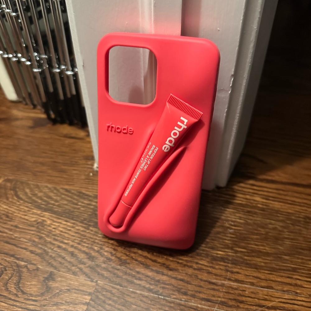 RHODE Red Phone Case with Integrated Stylus